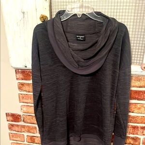 Be Inspired Women's Charcoal Cowl Neck Sweater